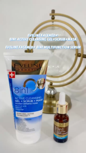 Magicboo Eveline Facemed+8 In 1 Active Cleansing Gel+Scrub+Mask 150ml