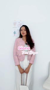 ELYCLOTH | GIANA TWEED BLAZER | BLAZER WANITA PREMIUM TWEED
