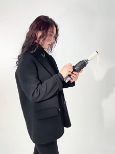 10 กระดูกย้อนกลับร่มอัตโนมัติ สีดำ แถบสะท้อนแสง เพิ่มขนาด ป้องกันลม ลด 3 ครั้ง ย้อนกลับ ธุรกิจ Clear Umbrella ร่มกันแดดสำหรับสองท่าน กาวสีดำอัตโนมัติ 10K การจับคู่สี ร่มกันแดด