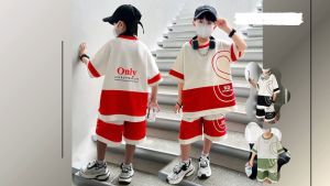 Set 2IN1 (Baju & Celana Pendek) Casual Fashion Boy Setelan ONLY LBYL SION KID.