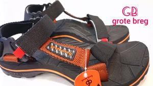 Sandal Gunung/ Sandal Outdoor Pria-Wanita Terbaru/ Grote Breg Warna Hitam Coklat - Divajaya Shop
