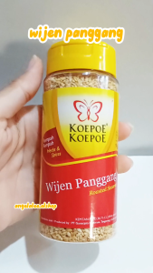 Koepoe Koepoe Wijen Panggang Roasted Sesame Biji Wijen Halal 90gr