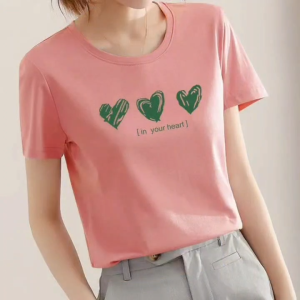 NEW HIGH QUALITY GRAPHIC PRINT COTTON SHIRTS FOR LADIES WEAR Tshirt for Women