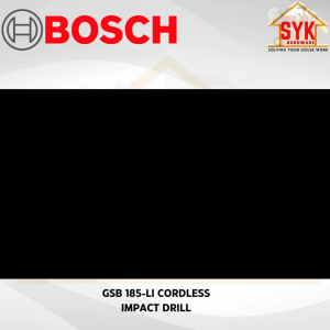 SYK Bosch 06019K31L2 18V GSB 185-LI Professional Cordless Impact Drill Driver Mesin Pemacu Gerudi Kesan Tanpa Kord Set