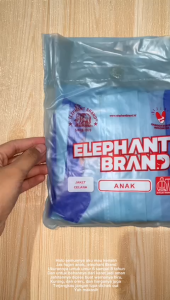 Jas Hujan Anak Elephant Kids Kombinasi / Jas Hujan Anak Merek Gajah Kid / Elephant Brand Raincoat