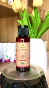 Sữa Tắm Hoa Hồng - Size bỏ túi du lịch 50ml - Hoa Nén - Vegan - Làm sạch da dưỡng ẩm hương thơm quyến rũ nữ tính