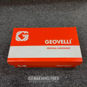 NEW ARRIVAL - SEPATU PRIA PANTOFEL LOKAL NYAMAN MODEL GEOVELLI TRENDI G-1923 HITAM ORIGINAL TERMURAH