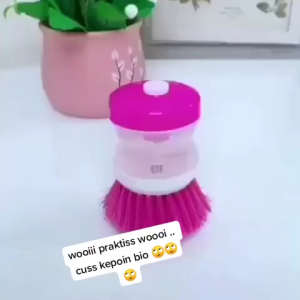 Akat Sikat Panci Dispenser Tempat Sabun Cair Cuci Piring Dapur