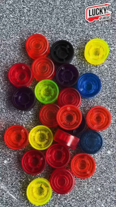 ฝาครอบเอฟเฟค 1ชิ้น คละสี วัสดุแข็งแรง Foot Switch Topper จุกปิดเอฟเฟค