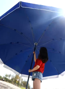【Ready Stock】Malaysia Spot 2.4m 3m Payung Niaga Rainbow Umbrella Outdoor Garden Umbrella Patio Umbrella Uv Sun Shade Canopy Night Market Umbrella