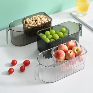 Kotak Penyimpanan Kulkas & Buah Sayuran dengan Pegangan Food Fridge Container