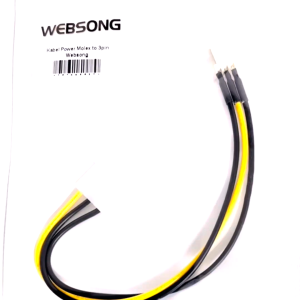 Kabel Power Molex Male to 3pin untuk FAN CPU Cooler WEBSONG