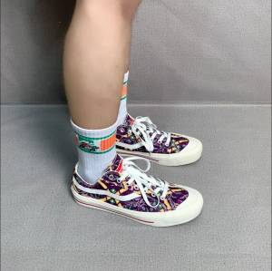 Dorks Batik Aria - Sepatu Sneakers Casual Pria Wanita Sepatu Sekolah Motif Batik Dorks