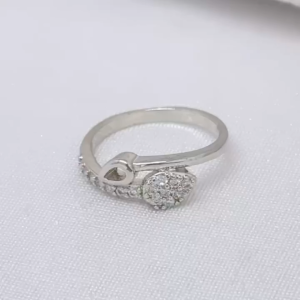 Cincin Silver Wanita Aksesoris Fashion Awet Tahan Lama Anti Karat Cocok Untuk Harian G9-5D