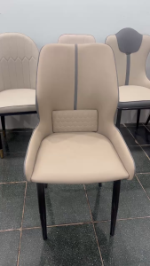 Ghế Đa Năng Veno Tựa Lưng Da Khung Kim Loại Mạ Titan MIZY Furniture - Hàng Nhập Khẩu Cao Cấp