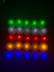 LED BATTERY OPERATED TEA LIGHT/CANDLE Christmas LIGHTS