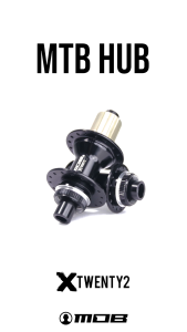 MOB XTwenty2 Nonboost HG spline QR Convertible Bike Hubs