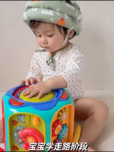 Head Protector Hat Toddler Infant Safety Helmet Anti Fall Anti-Collision Adjustable Soft Baby Head Protection