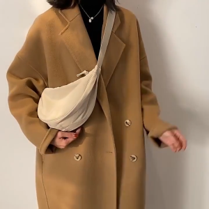 Tas Bahu Selempang Wanita Model Uniqlo Waist Bag Sling Bag Shoulder Casual Round Bulat Cewek Remaja