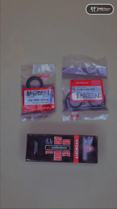 Seal Shock Depan Beat FI dan Seal Abu Set Oli Shock Jumbo PNP Motor Honda Beat Karbu Beat FI Scoopy Vario Grand Supra