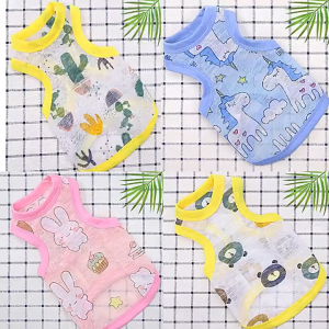 Áo chống nắng cho thú cưng quần áo mỏng thoáng khí dễ thương cho chó mèo quần áo mùa hè chó mèo