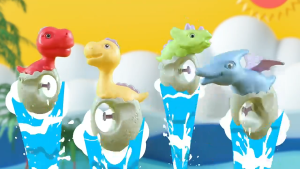 Cartoon Childrens Dinosaur Egg Water Splashing Battle Summer Water Playing Toy Kindergarten Gift Childrens Water Spray Toy