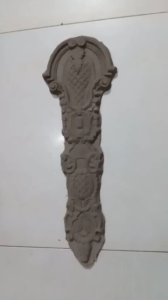 Phù điêu xi măng ốp tường cột hoa văn họa tiết PD17x50CM HTV-EUROSHOP trang trí công trình Kiến Trúc Tân Cổ Điển (phu dieu xi mang phù điêu bê tông)