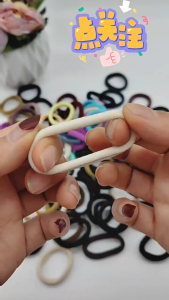 1 x high elastic hair band damaged hair band simple hair rope Korea women hair band