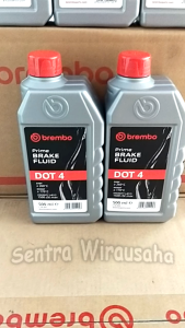 BRAKE FLUID DOT 4 BREMBO Minyak Oli Rem Mobil Motor Original 500 ml