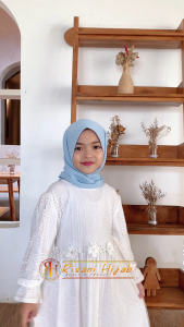 Pasmina Oval Anak Crinkle Airflow/Jilbab Oval Anak Sekolah Prempuan/Pastan
