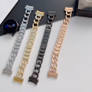 20MM 22MM Stainless Steel Watchband For Samsung Galaxy Watch 7 4 6 5 Pro classic 46 42mm4 4mm Metal Strap