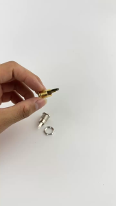 Giắc DC cái 5.5 x 2.1 bằng kim loại chăc chắn chống rò điện jack DC cao cấp