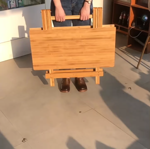 โต๊ะทานอาหาร โต๊ะพับ โต๊ะปิกนิคกลางแจ้ง พับได้ พกพาสะดวก มั่นคง ไม่สั่นไหว ปราศจากสารฟอร์มาลดีไฮด์