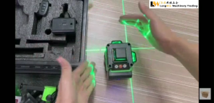 BOSSMAN BGE-012 3D Laser Level (12 Green Beams) 360 Degree Rotary Base Remote Control Design Measuring Tool Set