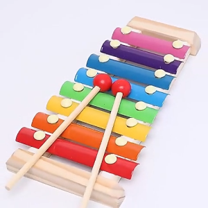 Bắt đầu trẻ sơ sinh và trẻ em Câu đố piano tám tông màu Xylophone nhỏ Trẻ sơ sinh dạy nhạc cụ sớm Bộ gõ gỗ xylophone Đồ chơi âm nhạc bộ gõ Bộ gõ tay