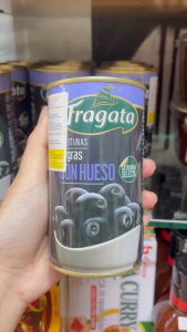 Date 03/28  Oliu đen nguyên hạt Fragata Tây Ban Nha 350g