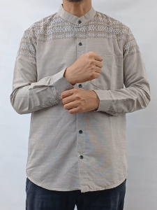 CHIGIN STORE: Kemeja Pria Kemko Koko Dewasa Remaja Lengan Panjang Atasan Fashion Muslim Sanghai