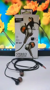 Handsfree + MIC XT-07 Super Sound Extra Bass Headset Stereo Earphone