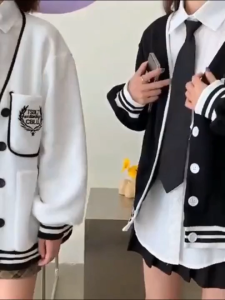 Jaket Bordir Wanita Ala Korea & Jaket Lengan Panjang Antik