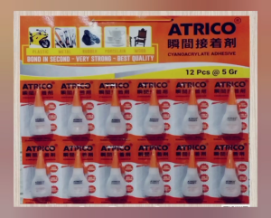 COD 12 Pcs - Lem Atrico Glue Lem 1 Rencengan isi 12 Pcs