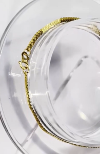 MJ Jewellery 916/22K Gold Snake Skin Bracelet TK011