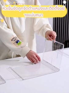 QQPET ตู้โชว์ตุ๊กตา ชั้นโชว์โมเดล ตัวล็อคแม่เหล็ก เปิดปิด ทำความสะอาดง่าย กันฝุ่นกันความชื้น