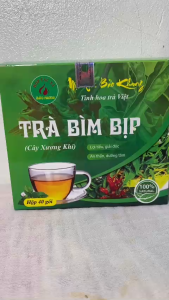 Hộp 40 gói trà bìm bịp Bảo Khang cây bìm bịp cây xương khỉ ngừa ung thư lợi tiểu thanh lọc cơ thể