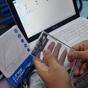 Casing Hardisk 2.5 Transparan 3.0 USB Enclosure SSD SATA