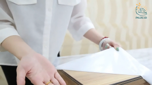 Paldu ID - Stiker Dapur Wallpaper Dapur Tahan Api dan Minyak Lapis Alumunium Foil Motif Granit Marmer Marble Glossy 60 cm x 1 meter