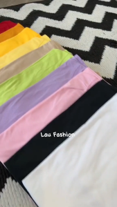 Lau Fashion - BAJU KAOS WANITA OVERSIZE RED BOW SAKU /KAOS KEKINIAN / KAOS WANITA CEWEK / KAOS KATUN