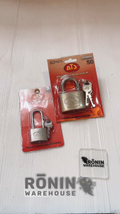 ATS Gembok Krom Leher Panjang Pendek 30 40 50 60 Kunci Pintu Pagar