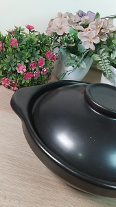 CHOBIG Claypot Cooking Bowl Pan Mangkok Panci Masak Saji Sapo Tahu Mpasi Bayi Obat Cina Mangkuk