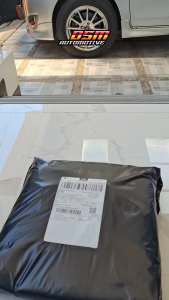 Cover Mobil Transparan / Bahan Plastik PE Tebal 80 Micron Waterproof Outdoor Indoor