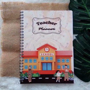 Buku Teacher Planner Jilid Spiral UK 215x155cm Isi 100 Hal Non-Custom